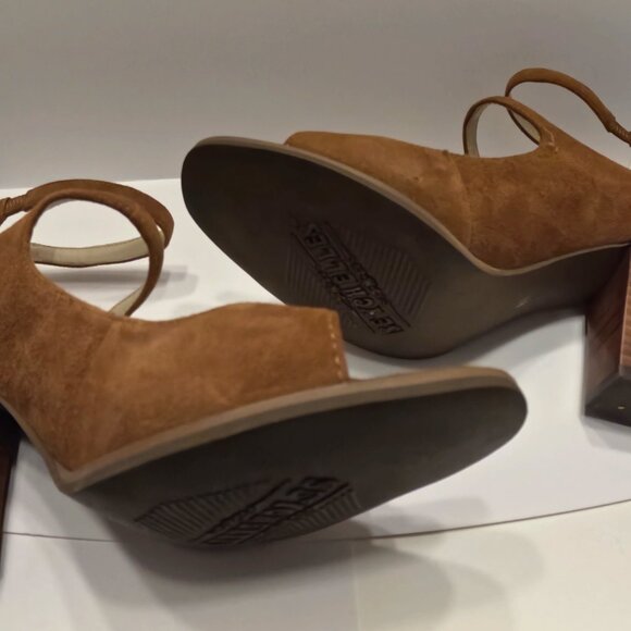 SEYCHELLES HEELS WOMEN SIZE 8.5   
TAN - BROWN COLOR - Picture 3 of 4